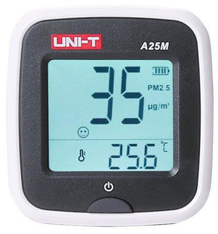 Aparatul masoara concentratia particulelor de praf PM2.5 UNI-T A25M